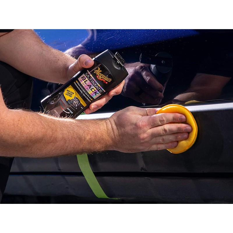Meguiar's Ultimate Black Plastic Restorer for Plastic, Vinyl & Rubber