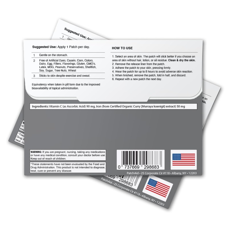 Simply Iron Patch by PatchAid 30-Day Supply