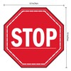 Stop Sign Stiker Decal for Office & Business Walls, Doors,