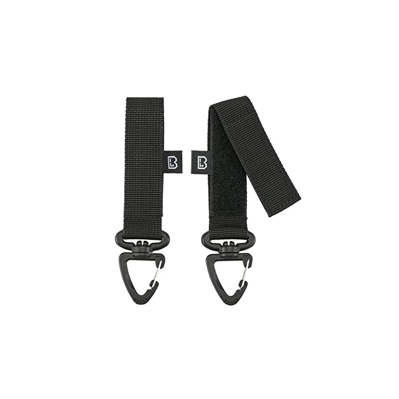 Brandit Belt Carabiner with Molle Loop (Pack of 2), Colour: