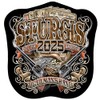Sticker 2025 Sturgis Motorcycle Rally Dead Man's Hand (4")