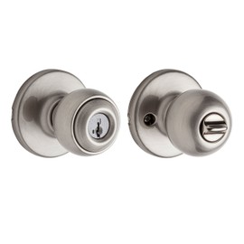 Kwikset 94002-931 Polo Keyed Entry Knob with Smartkey Security In Satin Nickel