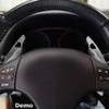 iJDMTOY Gloss Black Finish Larger Paddle Shifter Extensions Compatible with