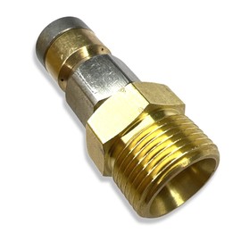 M&M Smartek Pipe Cleaning Nozzle Rotating with M22 x 1.5 AG - Compatible with Kärcher & Kränzle Pressure Washer - Stainless Steel & Brass for Drain Pipes, Sewer Pipes, Drainage Pipes