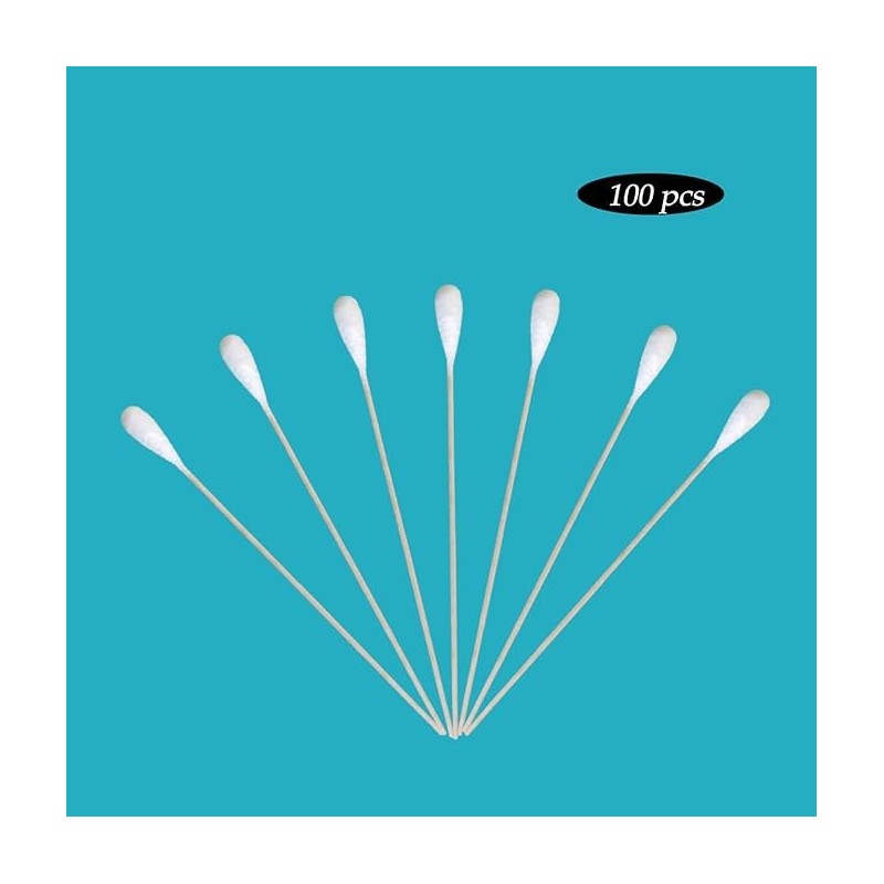 6 Inch Long Cotton Swabs (Large Size) 100pcs,Large Cotton Buds