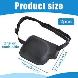 GXGM Pack of 2 eye patches, medical eye patches for adults and children, comfortable eye patches for children, left right eye, the recovery phase after surgery, daily use