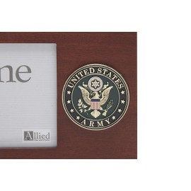 Allied Frame US Army Medallion Desktop Landscape Picture Frame - 4 x 6 Inch