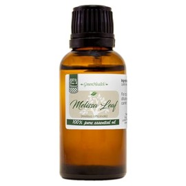 Melissa Leaf Essential Oil (Melissa Officinalis) - 100% Pure, Natural, Undiluted – 1 fl oz (30 ml) – Therapeutic Grade – GreenHealth