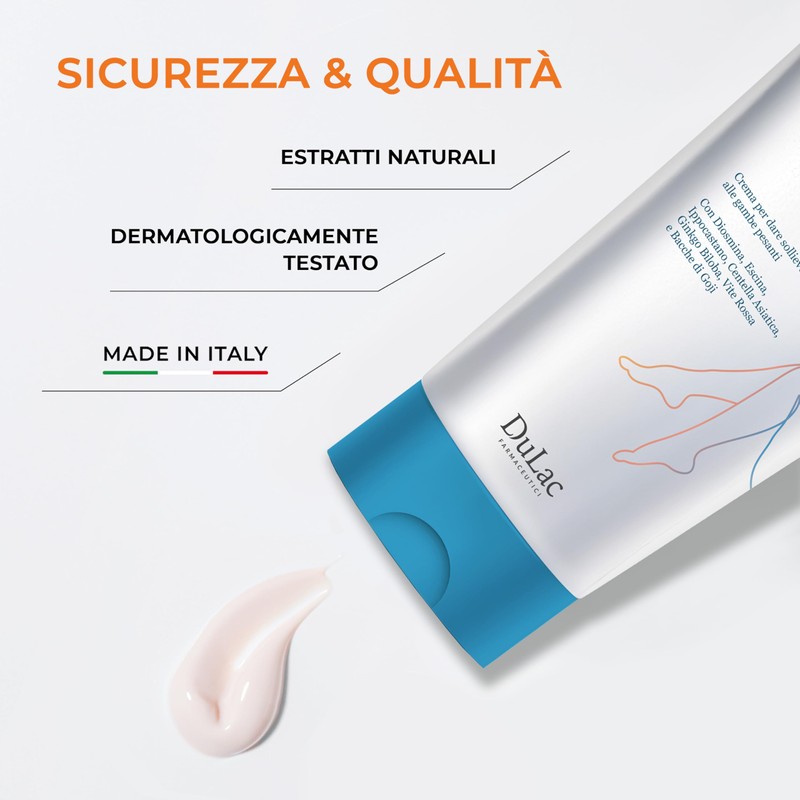 DuLàc, Dinaven Cold Effect Legs, Leg Cream with Diosmin, Escin,
