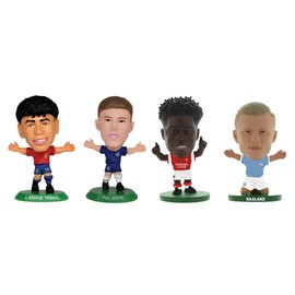 SoccerStarz Global Superstars - Yamal, Palmer, Saka & Haaland Set (4-Pack)