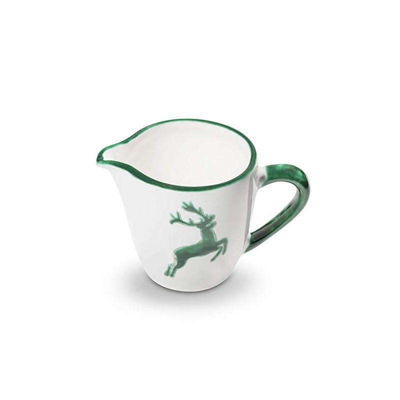 GMUNDNER KERAMIK Milk Jug Gourmet Capacity 0.2 Litres Green Deer
