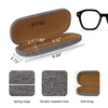 YOSE Glasses Case Hard Shell with Pouch and Cloth –