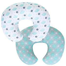 Biloban Nursing Pillow Cover 2 Pack for Breastfeeding Pillow, Ultra Soft and ...