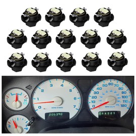 RAVSOFT Instrument Gauge Cluster Panel Speedometer LED Lights Bulbs Kit replacement Compatible with 2002-2006 Dodge Ram 1500 2500 3500 (Ice blue), Pack of 14