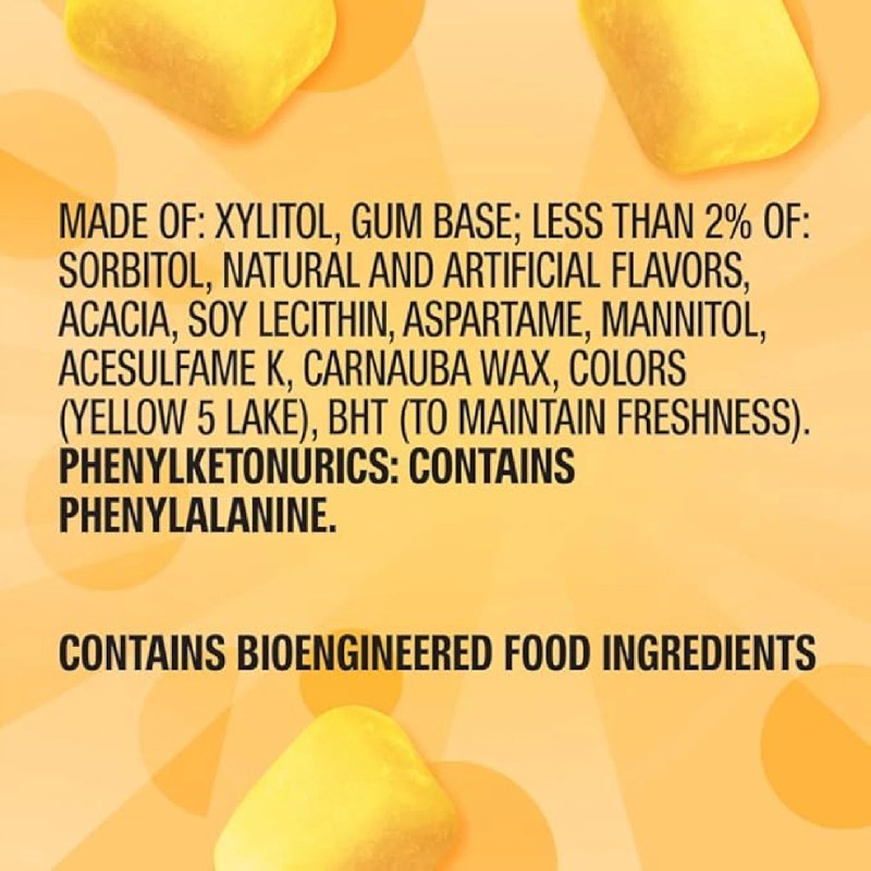 Juicy Fruit Gum 4 Pack Original Bubble Gum Chewing Gum