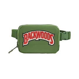 Unisex Backwoods Mini Belt Bag with Adjustable Strap Small Waist Pouch for Workout Running Traveling Hiking (Green)