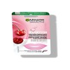 Garnier Fabric Lip Mask Moisturizing Firming Formula Cherry Panthenol 1pc