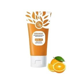Orange Enzymes Exfoliating Gel, Organic Face and Body Exfoliating Scrub Gel,
