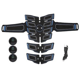 EMS Abdominal Muscle Patch Belt Arm Leg Muscle Training Stimulator Fitness EquipmentBlue