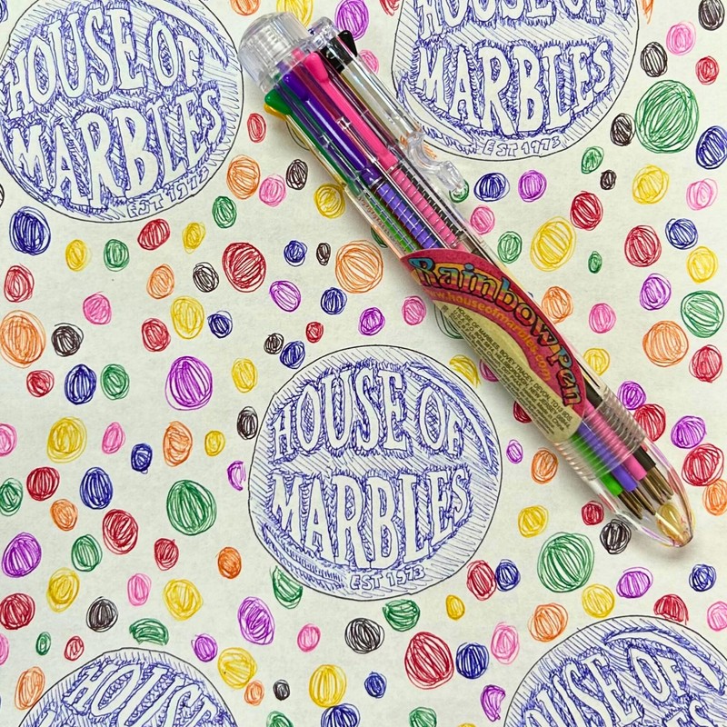 House of Marbles Rainbow 8 Color Pen