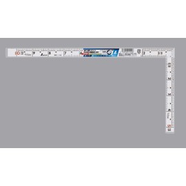 Shinwa Sokutei 11102 Curb Scale, Same Thickness, Same Face and Back, Masterpiece, White, 1 Shaku