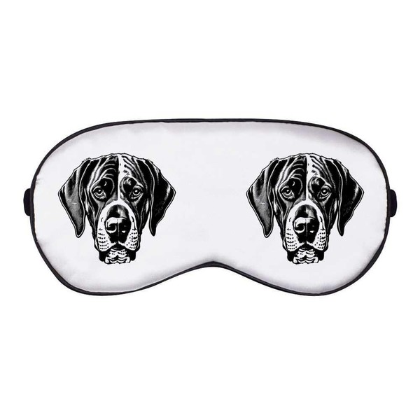 'Great Dane Dog Face' Sleep/Travel Eye Mask (EY00021136)