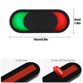 MHYGKTXRA 2pcs Vacant Occupied Office Sign, Black Acrylic Occupancy Sign, Minimalist Style, 3.9x1.6in