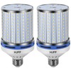 HJFF 2 Pack Led Light Bulb 700W Equivalent 11000 Lumen