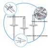 BESTYCHAO 50pcs Aluminum Blind Rivets with Large Flange 4.8mm x
