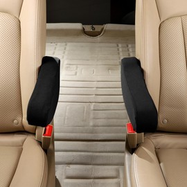 HFZRZFH Universal Car Armrest Covers (2 Pack), Soft Breathable Elastic Fabric, Fits Front Seats of Most Cars, SUVs, Trucks, Easy to Install and Clean