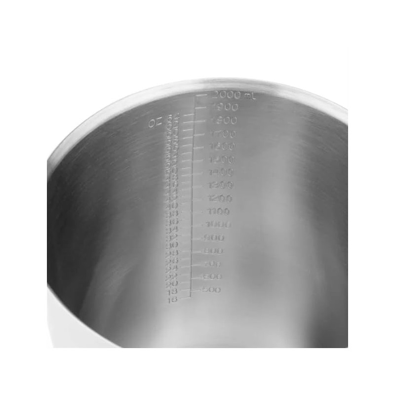 Vogue Stainless Steel Measuring Jug - 2Ltr