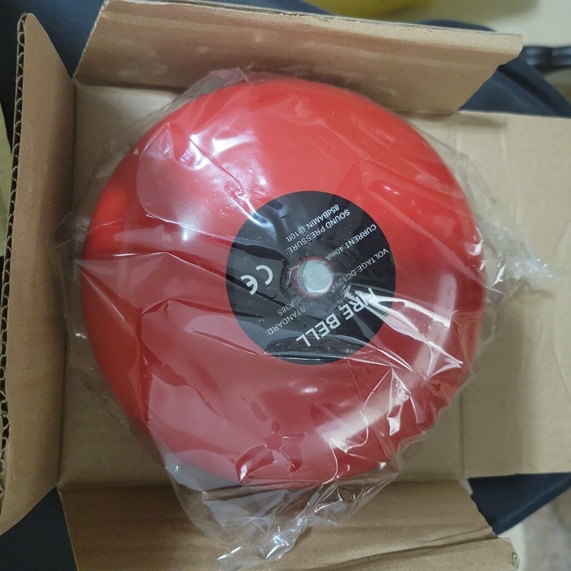 Fire Alarm Bell, 12 Volt dc, UL, 6", UL Listed