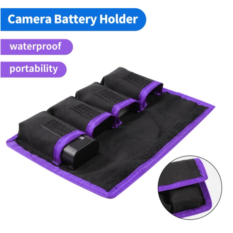 Universal Camera Battery Storage Case Bag for LP-E6 LP-E8 LP-E10