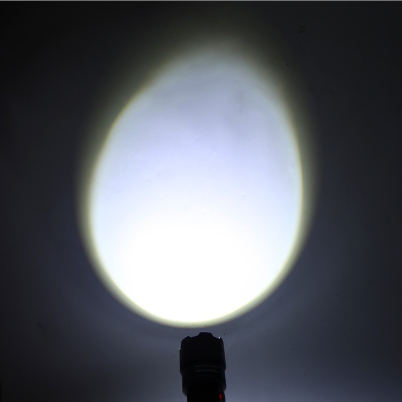 P90 Super Bright IPX4 Waterproof LED Flashlight USB Charging Zoom