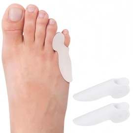 KUENZ 小趾サポーター, 足指サポート, サポーター 小趾，足指 サポーター 足指広げる ，洗濯可能、フリーサイズ（1足組）。