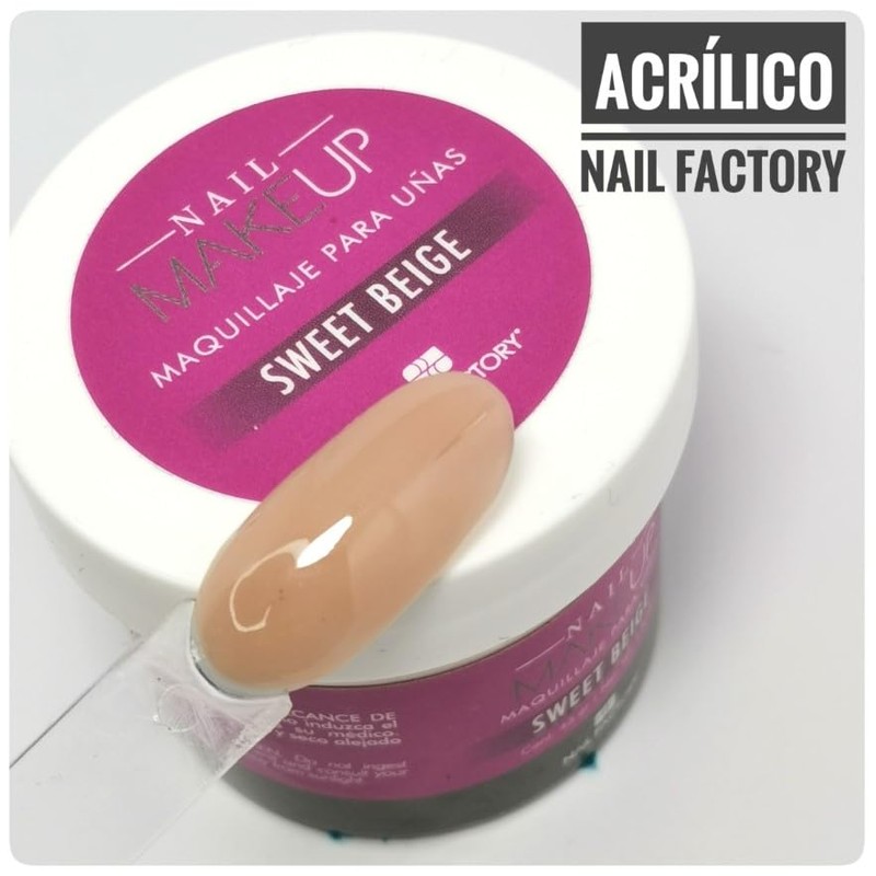 Nail Factory Acrylic Cover Sweet Beige 7.4oz Polymer powder