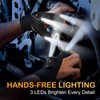 Flashlight Gloves for Men Rechargeable (1 Pair) Stocking Stuffers for