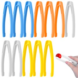 Children's Tweezers, 12-Piece Colourful Plastic Tweezers Children's Jumbo Tweezers Learning Toy Children's Tweezers Set for Fine Motor Skills Tweezers Colourful for Sorting Counting DIY Crafts