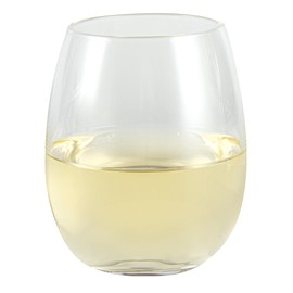 Restaurantware-Vetri 15 Ounce Wine Glasses, 6 Dishwashable Stemless Wine Glasses - No Lead, Durable, Clear Glass Stemware, For Home, Bar, Or Restaurant, Serve Merlot, Chardonnay, Or Bordeaux