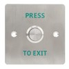 Momentary Push to Exit Button Switch Stainless Steel Panel Door