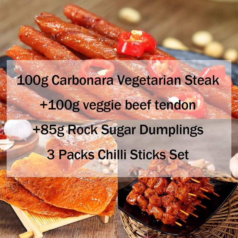 Phuumy 10.05oz 3 Packaging Latiao Spicy Strip Exist Tiktok Snacks