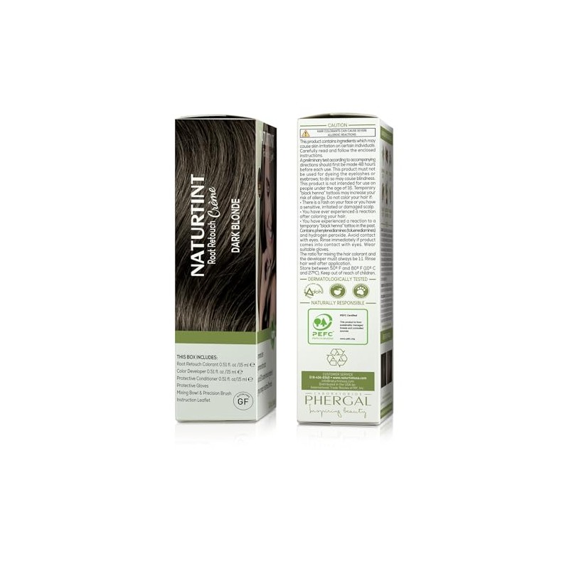 Naturtint Tinte de pelo permanente sin amoniaco para retocar raíces