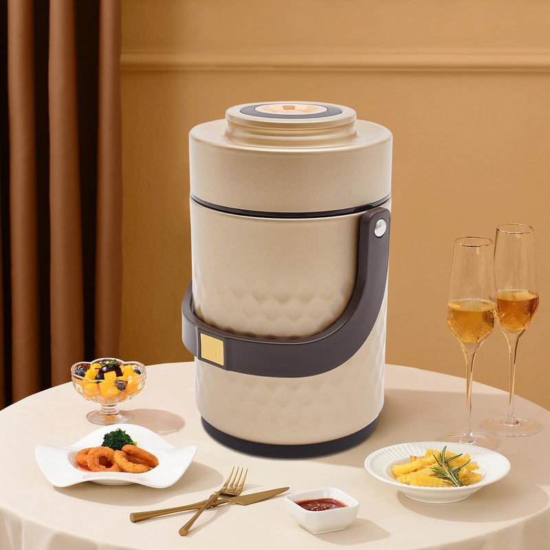 CeRaBuRET 3-Tier Sealed Stackable Food Box for Daily Office Meals,