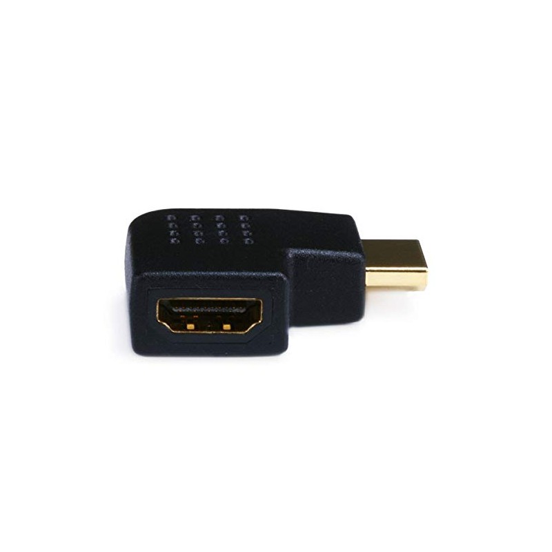 Monoprice HDMI Right Angle Port Saver Adapter (Male to Female)