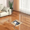 Floor Electrical Outlet Multifunctional Stainless Steel Recessed Concealed Pop Up
