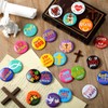 Simgoing 120 Pcs Christian Pins 1.7 Inch, Bible Verse Religious