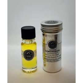 Organic Lemongrass Essential Oil (Cymbopogon citratus) (50ml) by NHR Organic Oils