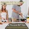 QIQU Army Green Chef Knife Bag With 10 Slots Cutlery
