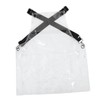 FOMIYES Clear Apron With Pockets Transparent Hair Salon Apron For