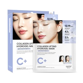 OOTD Colágeno, Ácido Hialurónico Y Péptidos Para Elasticidad, Hidratación Y Firmeza. Mascarilla Facial De Hidrogel Reafirmante (5 Unidades).